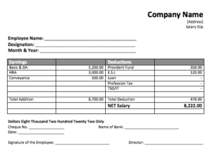 payslip